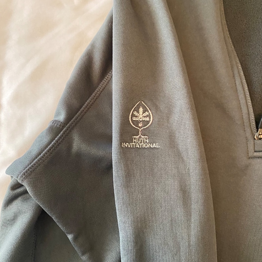 Eddie‎ Bauer Quarter Zip Pullover-Charcoal Grey-Size 2XL - Picture 8 of 11
